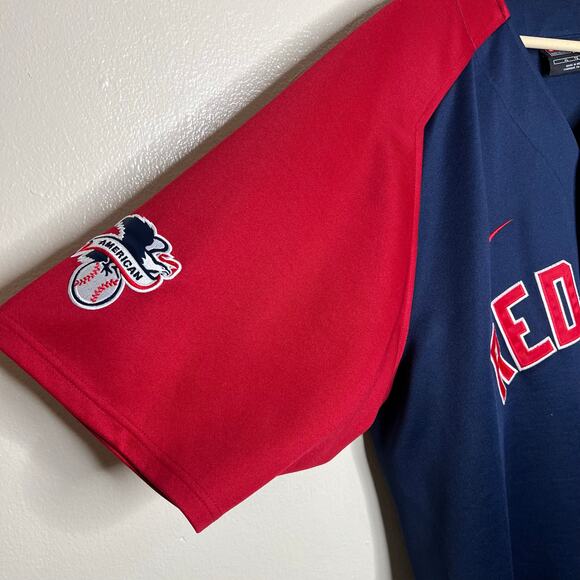 Vtg Nike Boston Red Sox Jersey XL Mens Button Up Shirt MLB Baseball Sports 90s - Picture 6 of 8